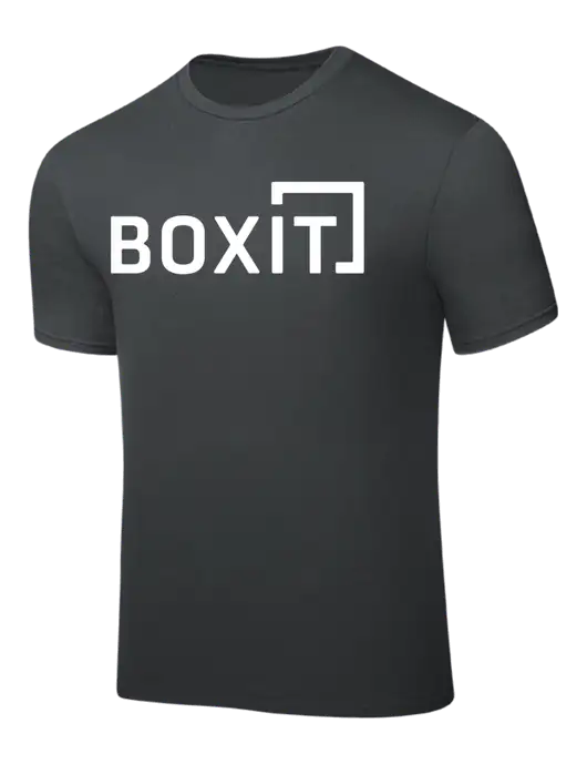 Dark Grey PosiCharge Competitor Tee w/BoxIt logo