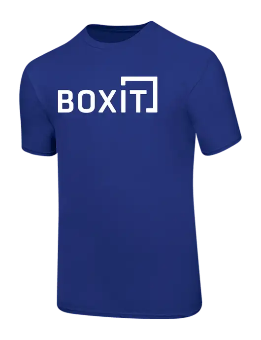 Ring Spun Royal 4.5 oz T-Shirt w/BoxIt logo