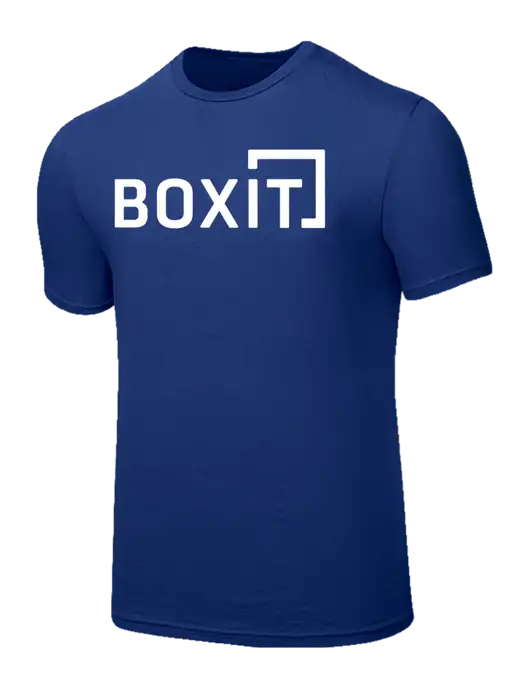 Seriously Soft Dark Royal T-Shirt w/BoxIt logo