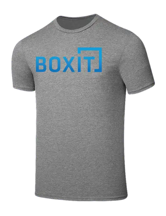 Seriously Soft Grey Frost T-Shirt w/BoxIt logo