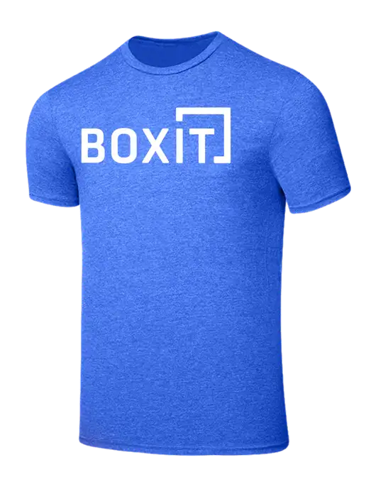 Seriously Soft Royal Frost T-Shirt w/BoxIt logo