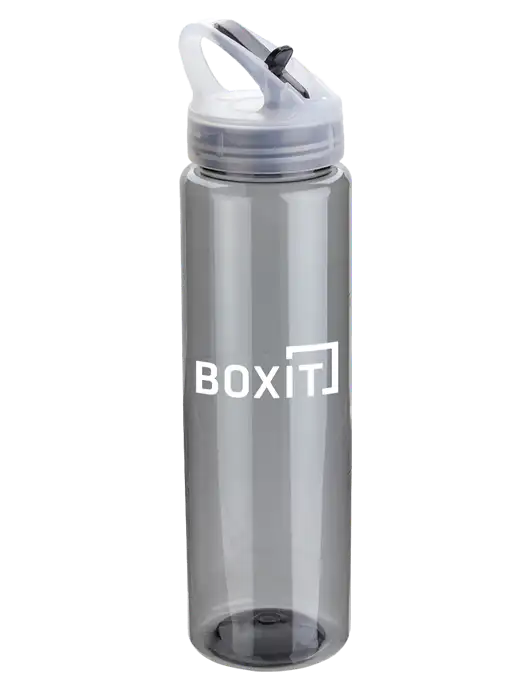 Buddy Smoke 32 oz PET Bottle with Flip Lid w/BoxIt logo
