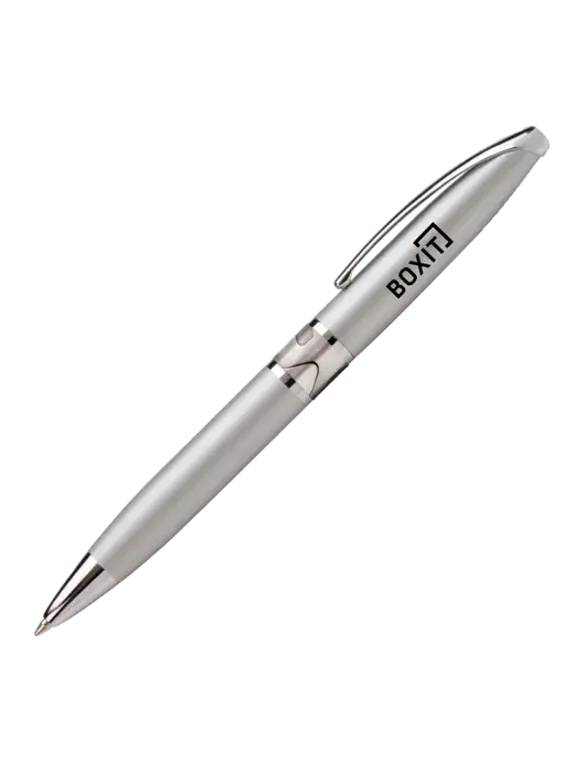 Illusion Silver Pen - Black Ink w/BoxIt logo