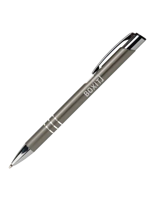 Laurent Gunmetal Pen - Black Ink w/BoxIt logo