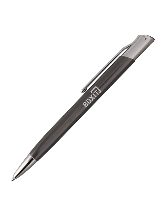 San Malo Gunmetal Pen - Black Ink w/BoxIt logo