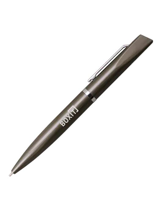 Santos Gunmetal Pen - Black Ink w/BoxIt logo