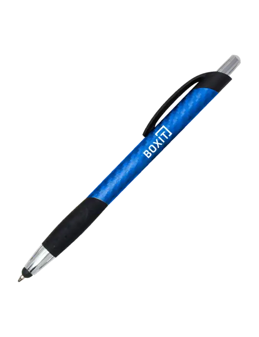 Sunray Blue Stylus Pen - Black Ink w/BoxIt logo