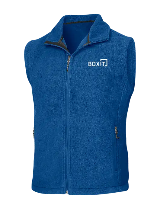 Royal Fleece Vest w/BoxIt logo