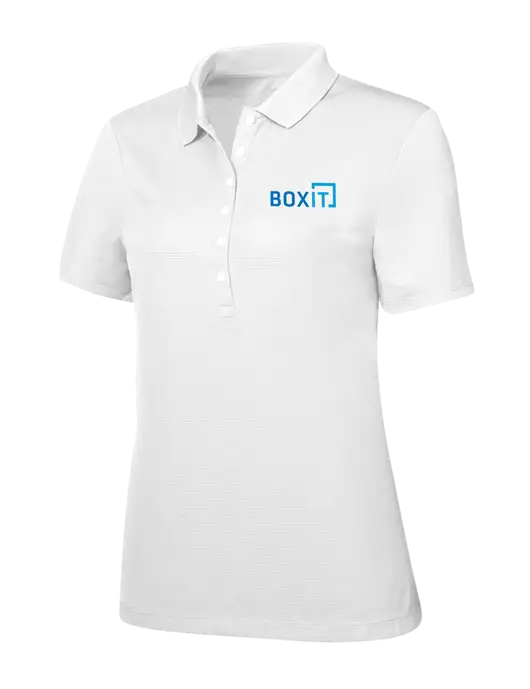 Callaway Womens Ottoman Bright White Polo w/BoxIt logo