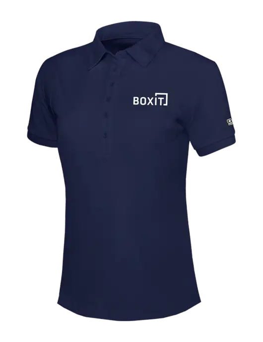 OGIO Womens Navy Jewel Polo w/BoxIt logo