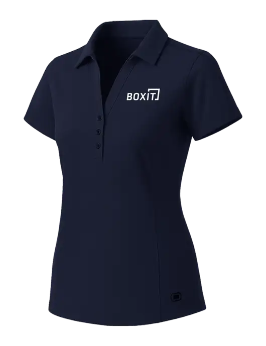 OGIO Womens Navy ONYX Polo w/BoxIt logo