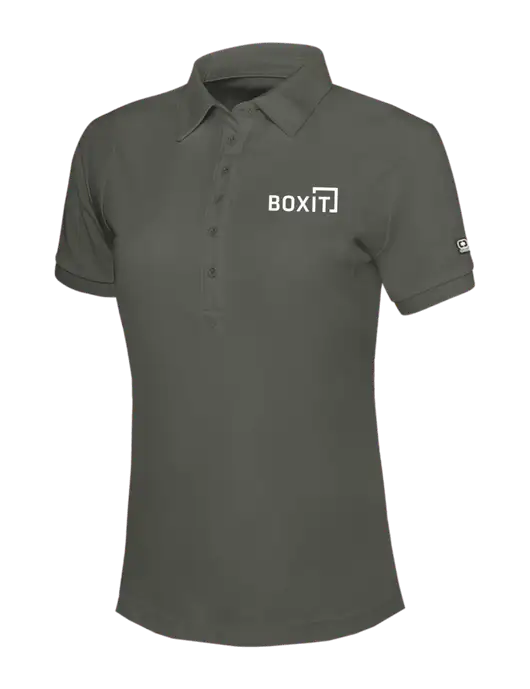 OGIO Womens Medium Grey Jewel Polo w/BoxIt logo