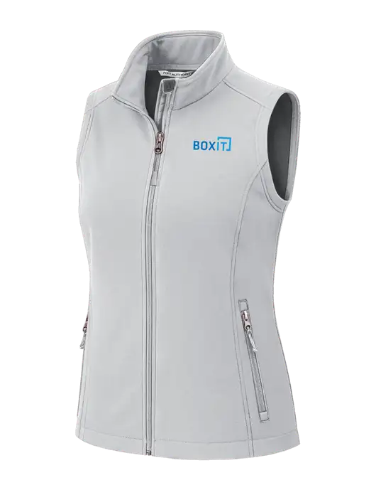 Marshmellow Womens Core Soft Shell Vest w/BoxIt logo