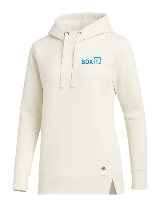 OGIO Ivory Luuma Pullover Fleece Hoodie w/BoxIt logo