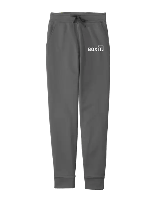 Sport-Wick Dark Grey Fleece Jogger w/BoxIt logo