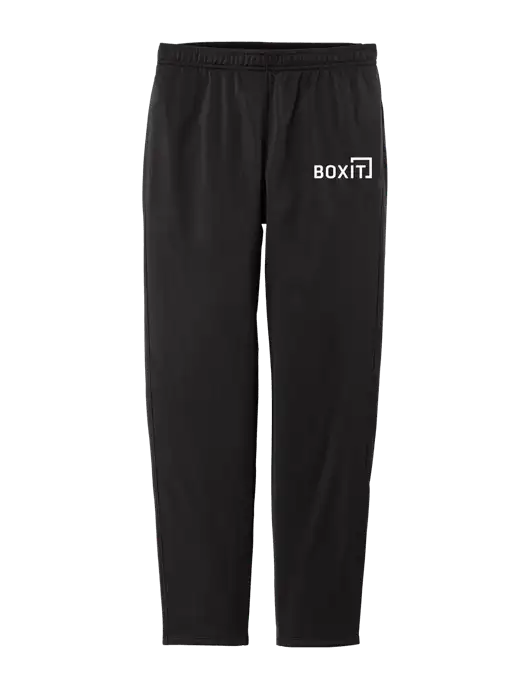 Womens Tricot Black Track Jogger w/BoxIt logo