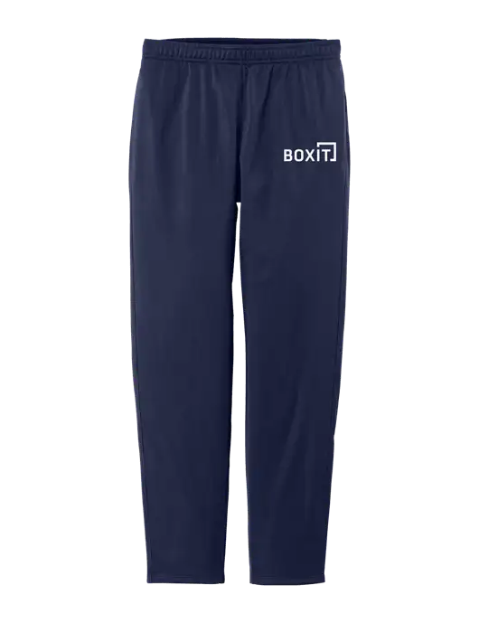 Womens Tricot Navy Track Jogger w/BoxIt logo