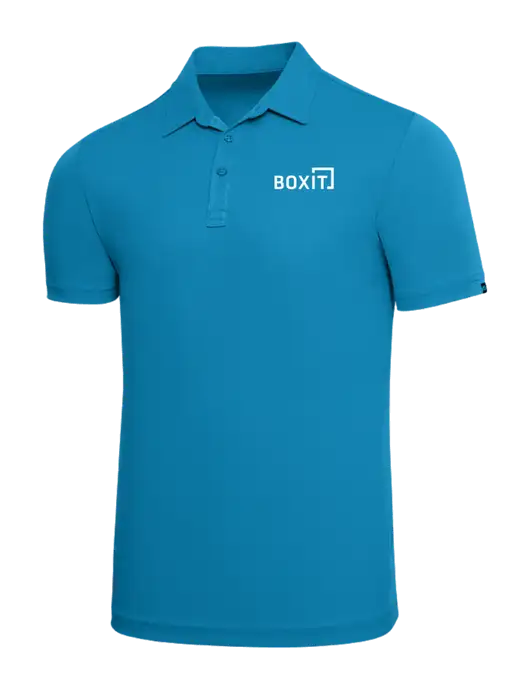 TravisMathew Sapphire Solid Oceanside Polo w/BoxIt logo